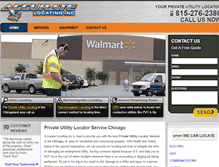Tablet Screenshot of accuratelocatinginc.com